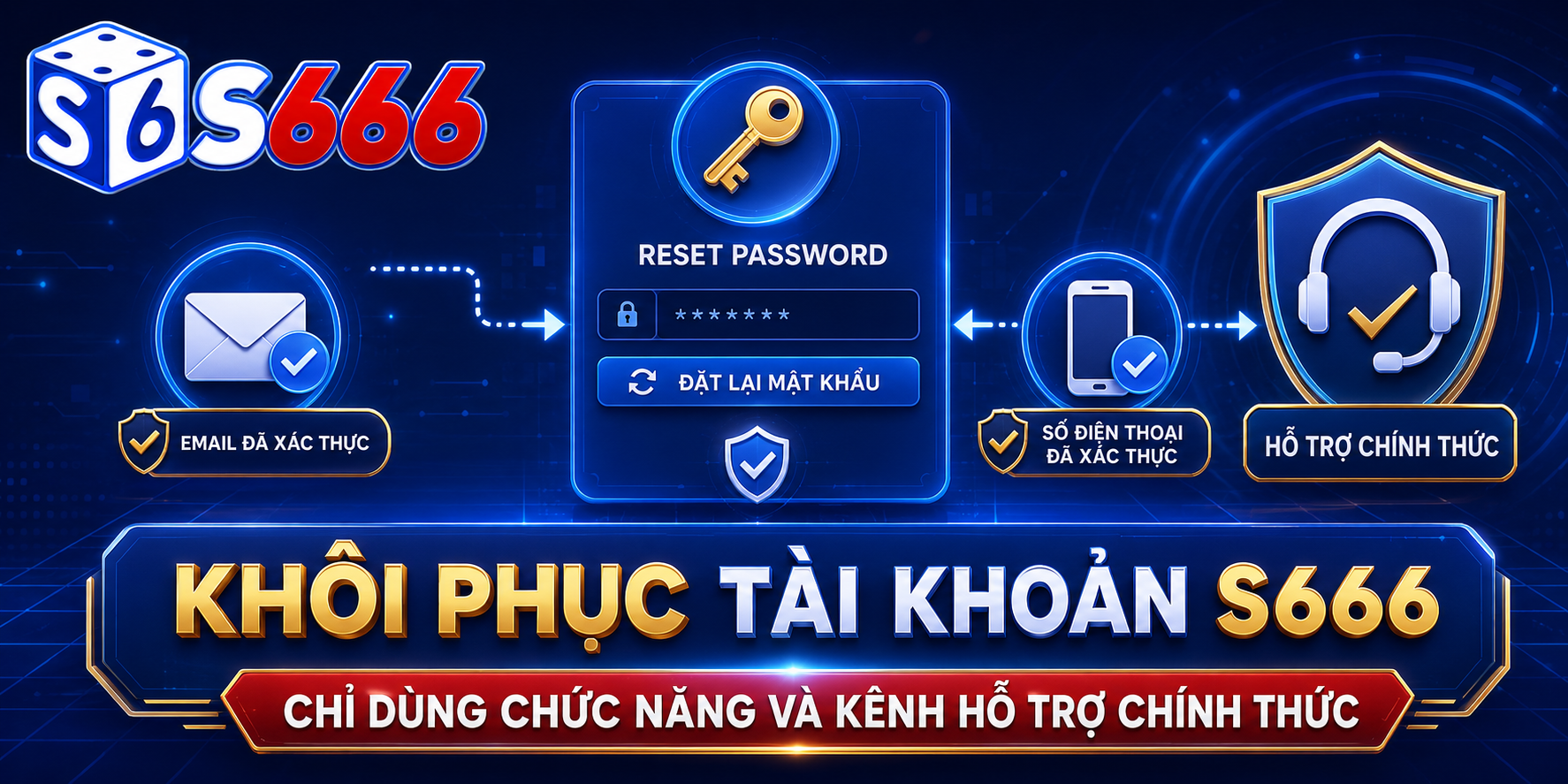 Khi quên mật khẩu, người dùng chỉ nên khôi phục tài khoản qua chức năng và kênh hỗ trợ chính thức.